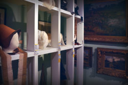 Collection of women's 19th-century headwear