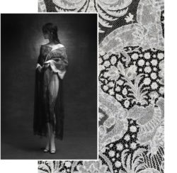 Left: Olivier Theyskens, A/W1998-1999, right: Brabant Bobbin Lace, MoMu Collection