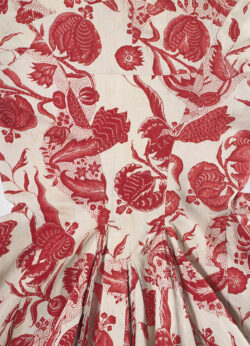 Detail van jak in sits, 1770-90