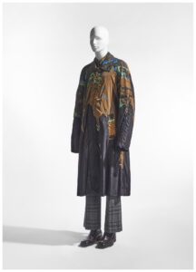 Silhouette imprimée numériquement Dries Van Noten, automne-hiver 2018-19